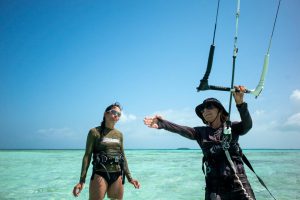 Palafito Kiteschool - school for kitesurfing in Los Roques, Venezuela.