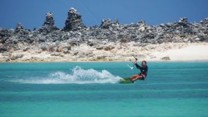 Palafito Kiteschool - school for kitesurfing in Los Roques, Venezuela.