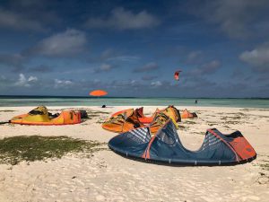 Palafito Kiteschool - school for kitesurfing in Los Roques, Venezuela.