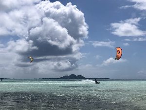 Palafito Kiteschool - school for kitesurfing in Los Roques, Venezuela.